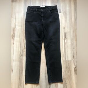 Brax Carola Black Women's Straight Leg Jeans - Classic - Stud Detail Back Pocket